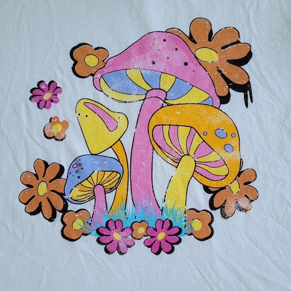 Grayson Threads🧵 Psychedelic Mushrooms🍄 Graphic Tee👕 - NWT - Picture 3 of 14